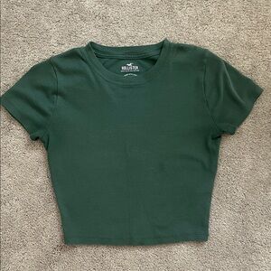 Hollister Dark Green Women's Crop Top